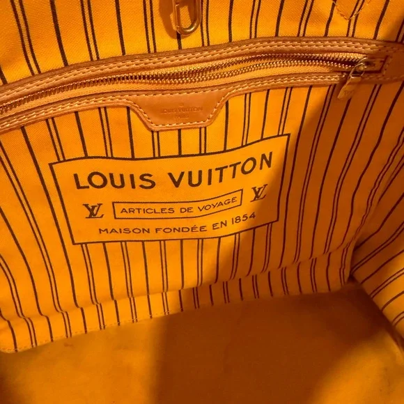 Louis Vuitton Never full GM yellow lining - Picture 10 of 16